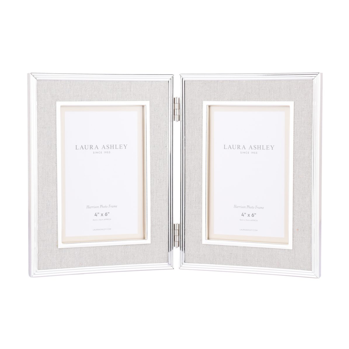 Harrison 4″x6″ Double Linen Photo Frame - Fashion Flooring & Interiors