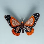 Large Orange & Black Butterfly