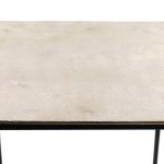 Set of 3 Rough Cast Aluminium Tables