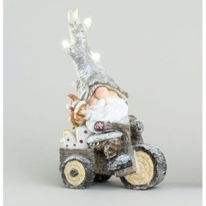 56cm Santa On Bike