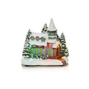 11cm Led House Church