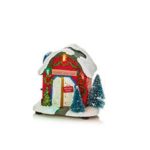 11cm Led House Santa Workshop